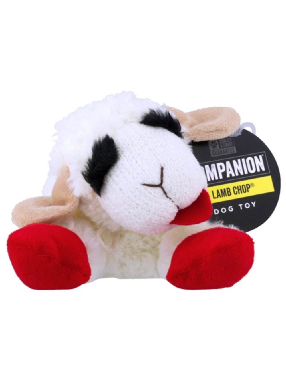 COMPANION White Lamb Chop Soft Big Plush Dog Toy NEW